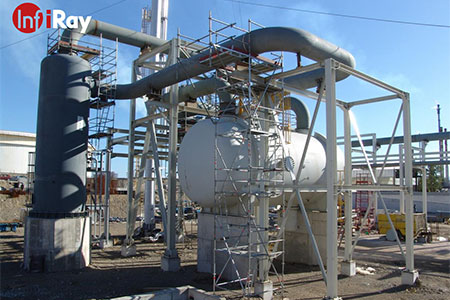 InfiRay التصوير الحراري لمدة 24 ساعة متواصلة لضمان سلامة محطة إمدادات الهيدروجين